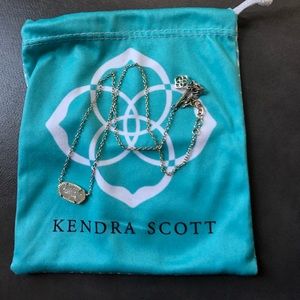 Kendra Scott Gold with White Drusy Necklace!!